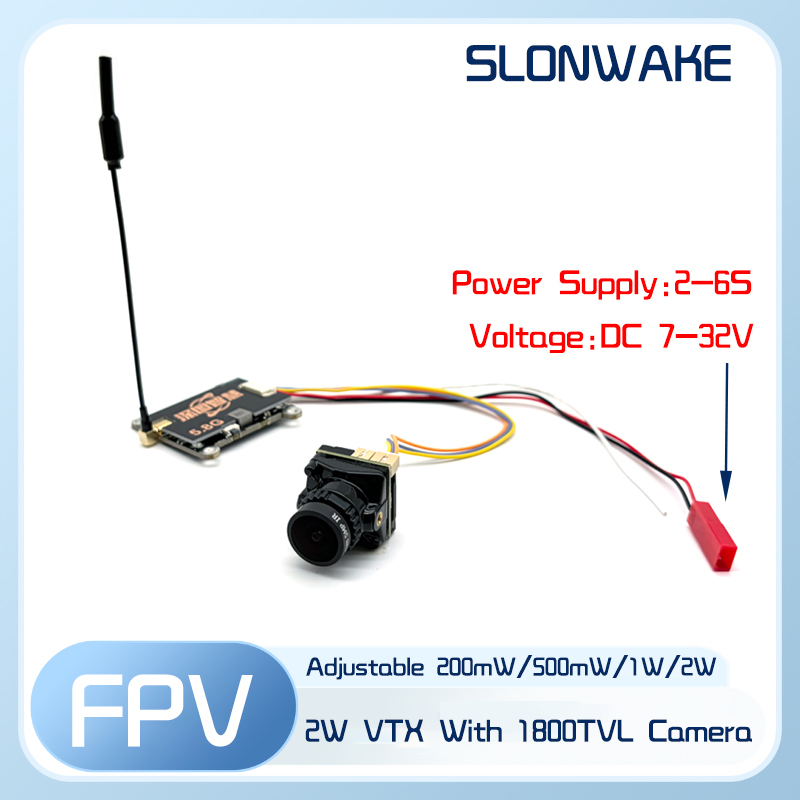 SLONWAKE 5.8G 56CH 2W передатч – обзор и цена Drone Receiver