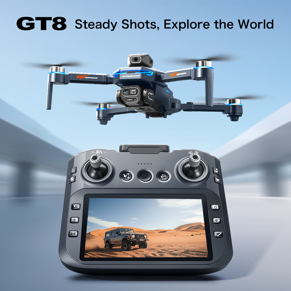 Дрон GT8 Max складной, 8K HD,  – обзор и цена Drone Gps Module